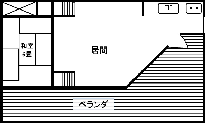 九重飯田ウッディハウスH間取り図1F