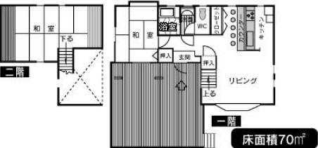 九重地蔵原A間取り図