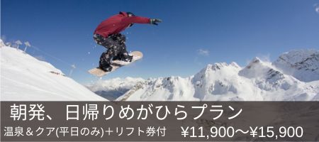朝発日帰りめがひらプラン